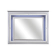 Allura Silver Mirror (Mirror Only) by Homelegance at Eve Furniture