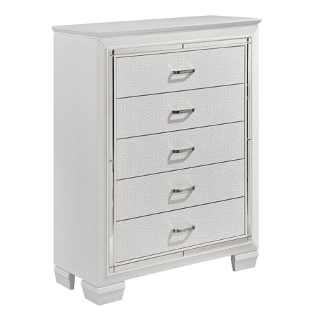 Allura White Chest by Homelegance at Eve Furniture