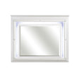Allura White Mirror (Mirror Only) by Homelegance at Eve Furniture