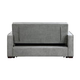 Alta Gray Convertible Studio Sofa with Pull-out Bed by Homelegance at Eve Furniture