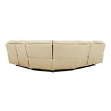 Amite Beige 6-Piece Modular Power Reclining Sectional by Homelegance at Eve Furniture