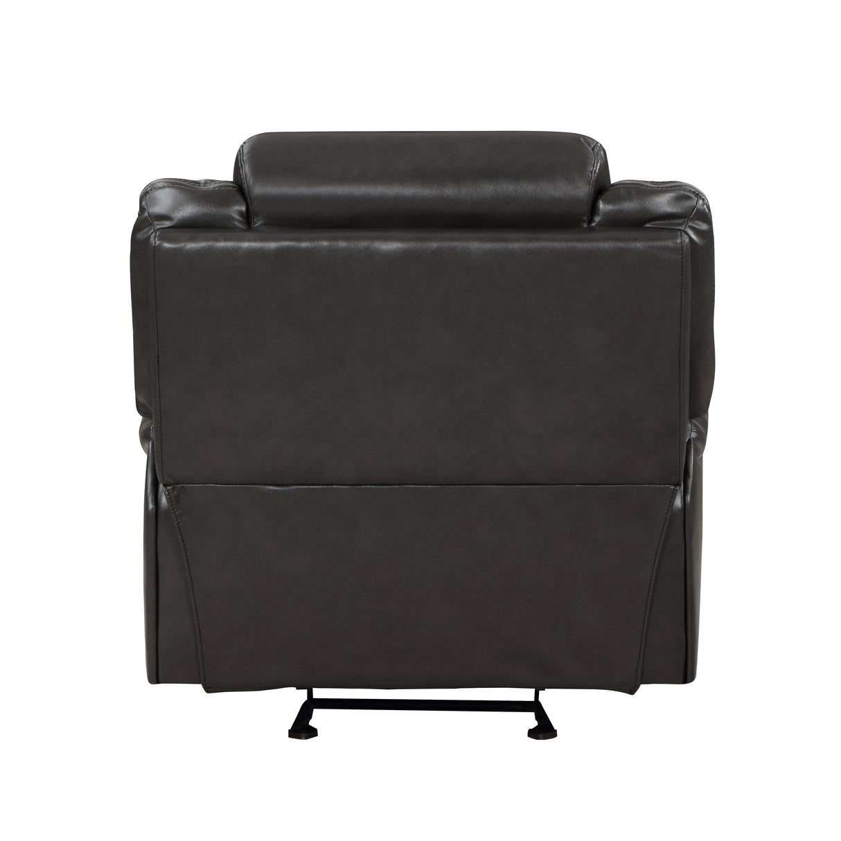 Amite Dark Gray Glider Reclining Chair by Homelegance at Eve Furniture