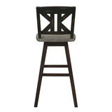 Amsonia Black Swivel Pub Counter Height Chairs, Set of 2 by Homelegance at Eve Furniture