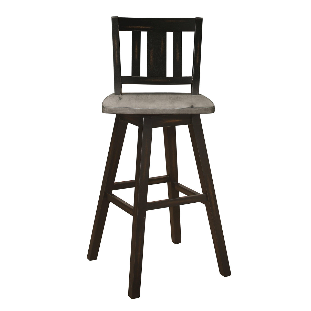 Amsonia Black Swivel Pub Counter Height Chairs, Set of 2 by Homelegance at Eve Furniture