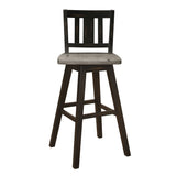 Amsonia Black Swivel Pub Counter Height Chairs, Set of 2 by Homelegance at Eve Furniture
