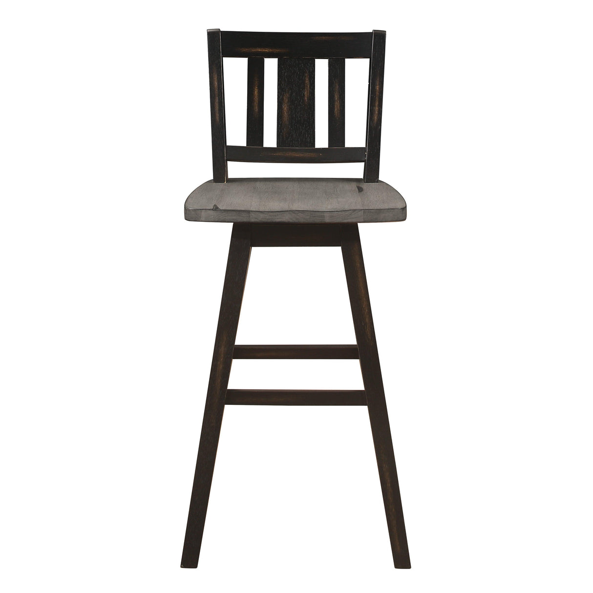 Amsonia Black Swivel Pub Counter Height Chairs, Set of 2 by Homelegance at Eve Furniture
