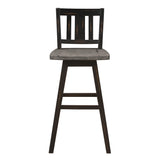 Amsonia Black Swivel Pub Counter Height Chairs, Set of 2 by Homelegance at Eve Furniture