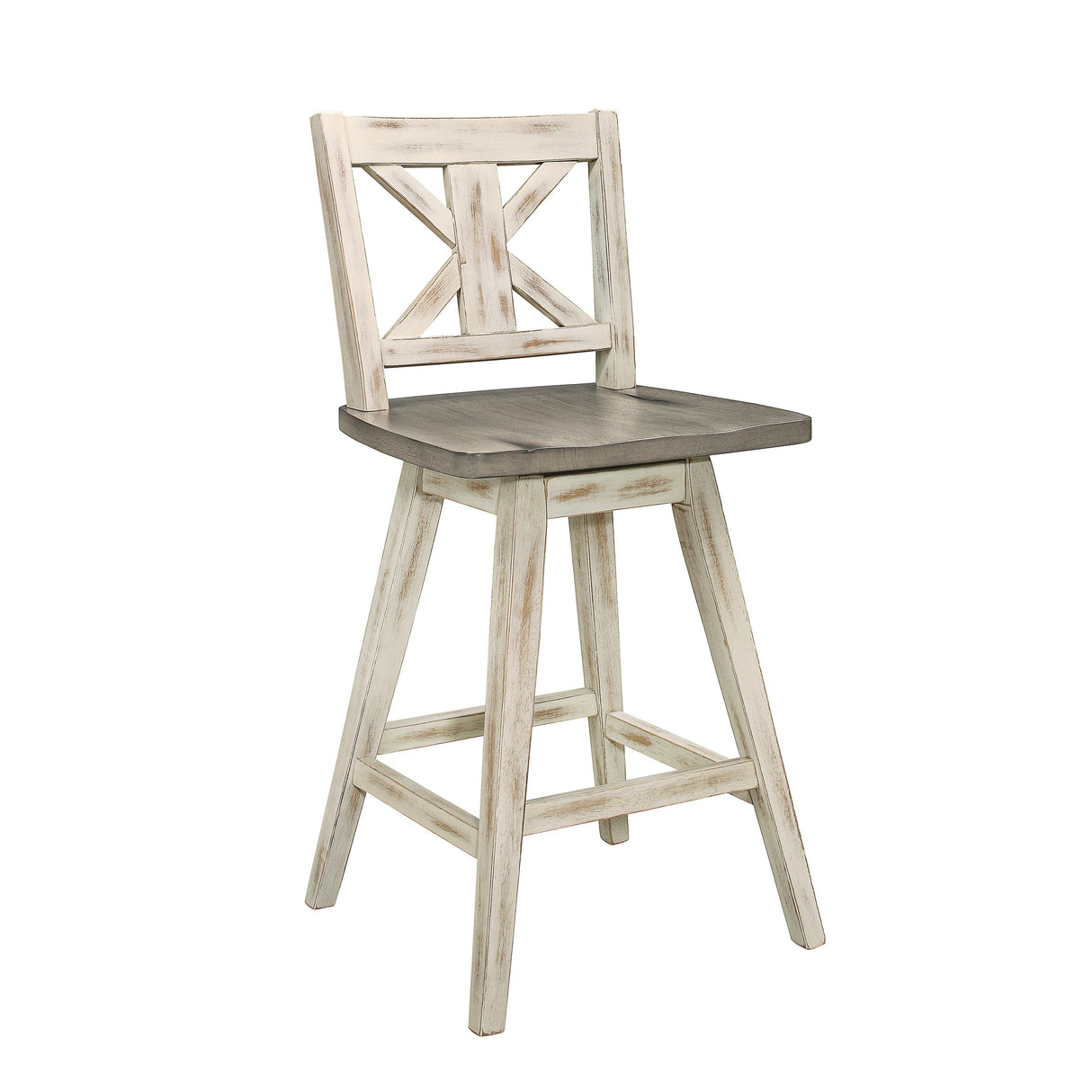 Amsonia Gray/White Counter Height Set by Homelegance at Eve Furniture