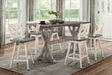 Amsonia Gray/White Counter Height Set by Homelegance at Eve Furniture