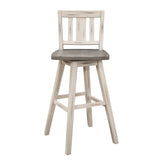 Amsonia White Swivel Pub Counter Height Chairs, Set of 2 by Homelegance at Eve Furniture