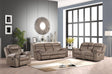 Andres Brown 3-Piece Sofa Recliner Living Room Set by Happy Homes at Eve Furniture
