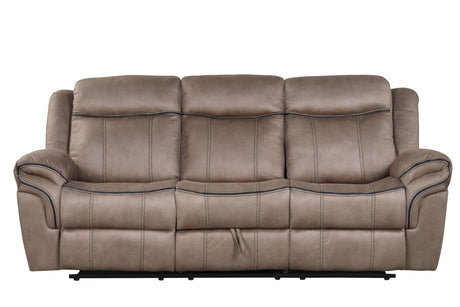 Brown Leather Sofa