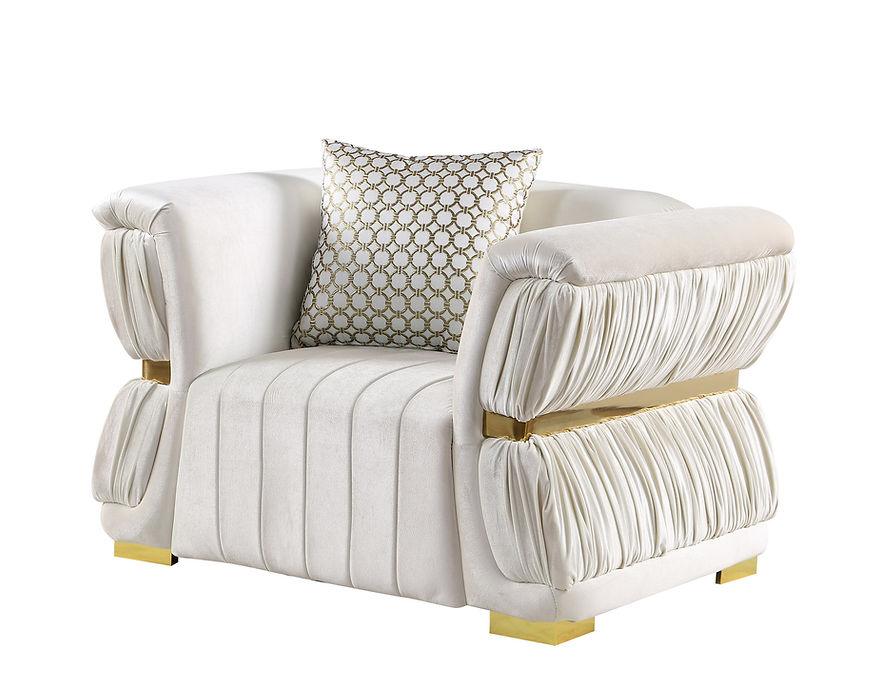 Anna White Living Room Set by New Era Innovations at Eve Furniture