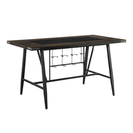 Appert Black/Dark Gray Counter Height Set by Homelegance at Eve Furniture