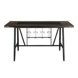 Appert Brown/Dark Gray Counter Height Table by Homelegance at Eve Furniture