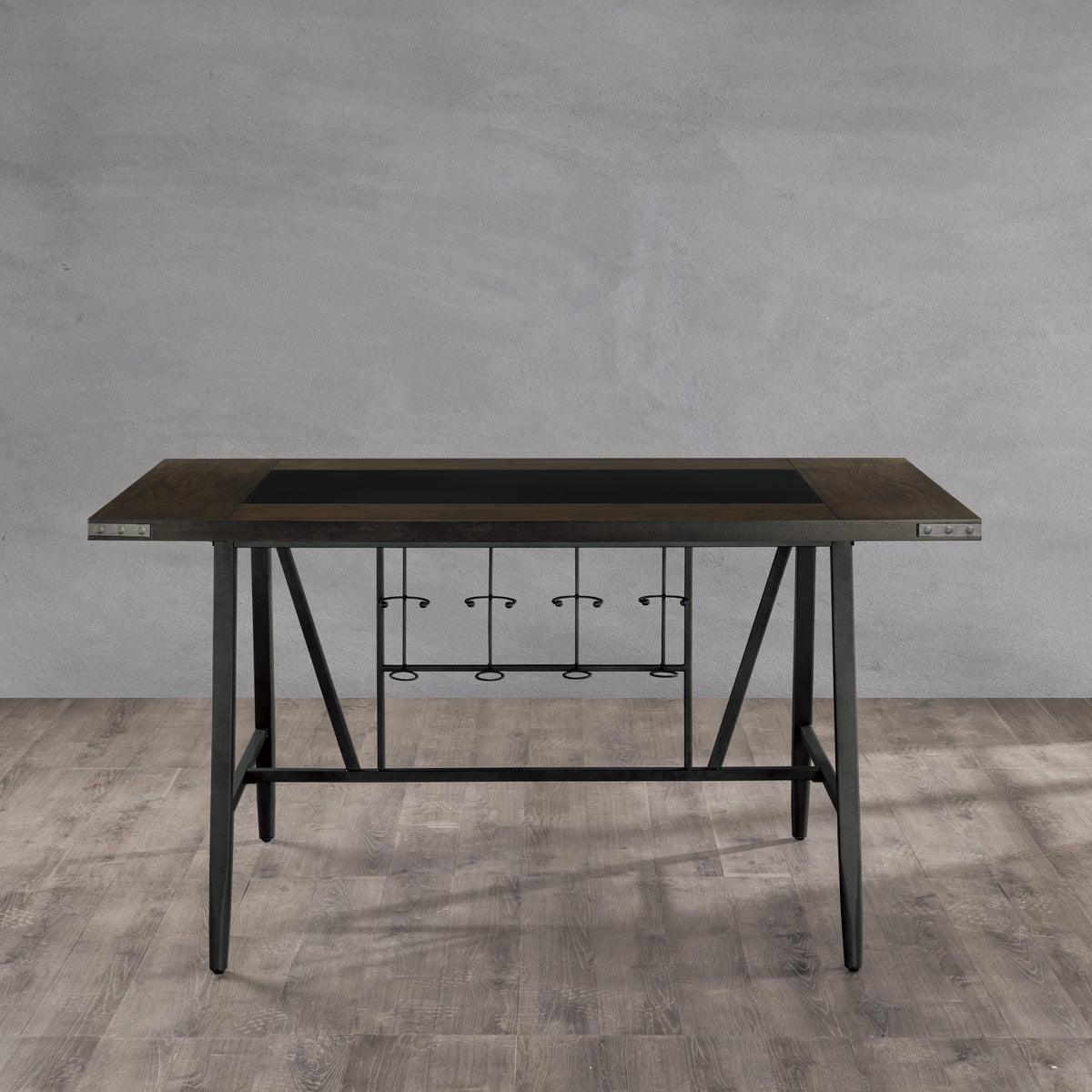 Appert Brown/Dark Gray Counter Height Table by Homelegance at Eve Furniture