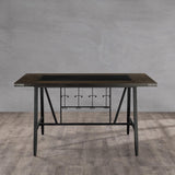 Appert Brown/Dark Gray Counter Height Table by Homelegance at Eve Furniture