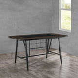 Appert Gray/Dark Gray Counter Height Set by Homelegance at Eve Furniture
