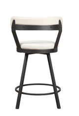 Appert White/Dark Gray Counter Chair, Set of 2 by Homelegance at Eve Furniture