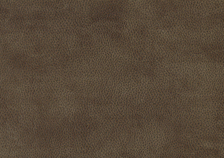 Aram Brown Fabric Double Reclining Sofa by Homelegance at Eve Furniture