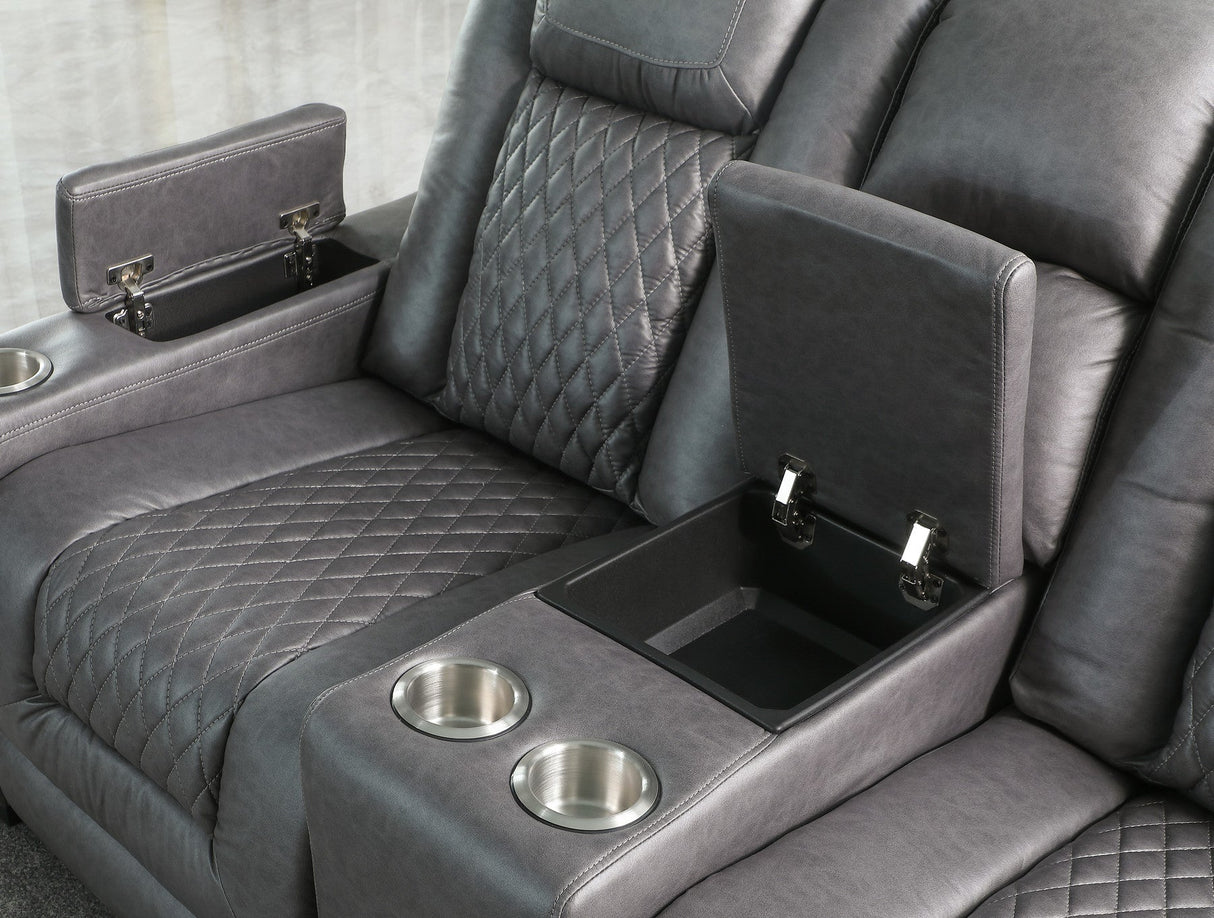 Ash Brown 3-Piece Power Reclining Living Room Set by New Era Innovations at Eve Furniture