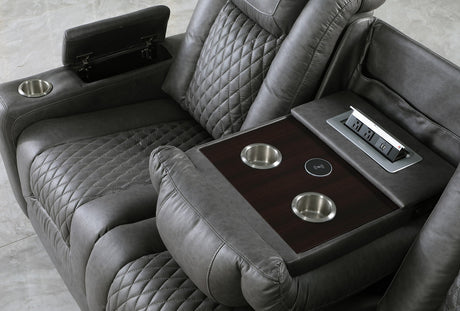 Ash Brown 3-Piece Power Reclining Living Room Set by New Era Innovations at Eve Furniture