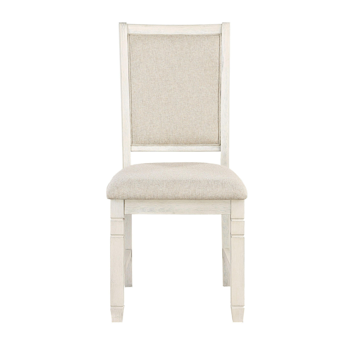 Asher Antique White Side Chair, Set of 2 by Homelegance at Eve Furniture