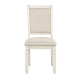 Asher Antique White Side Chair, Set of 2 by Homelegance at Eve Furniture