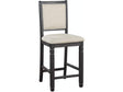 Asher Black/Brown Counter Chair, Set of 2 by Homelegance at Eve Furniture