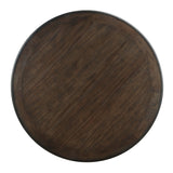 Asher Black/Brown Round Dining Table by Homelegance at Eve Furniture