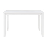 Astoria White 5-Piece Pack Dinette Set by Homelegance at Eve Furniture