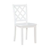 Astoria White 5-Piece Pack Dinette Set by Homelegance at Eve Furniture