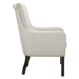 Avalon Beige Quilted Accent Chair by Homelegance at Eve Furniture