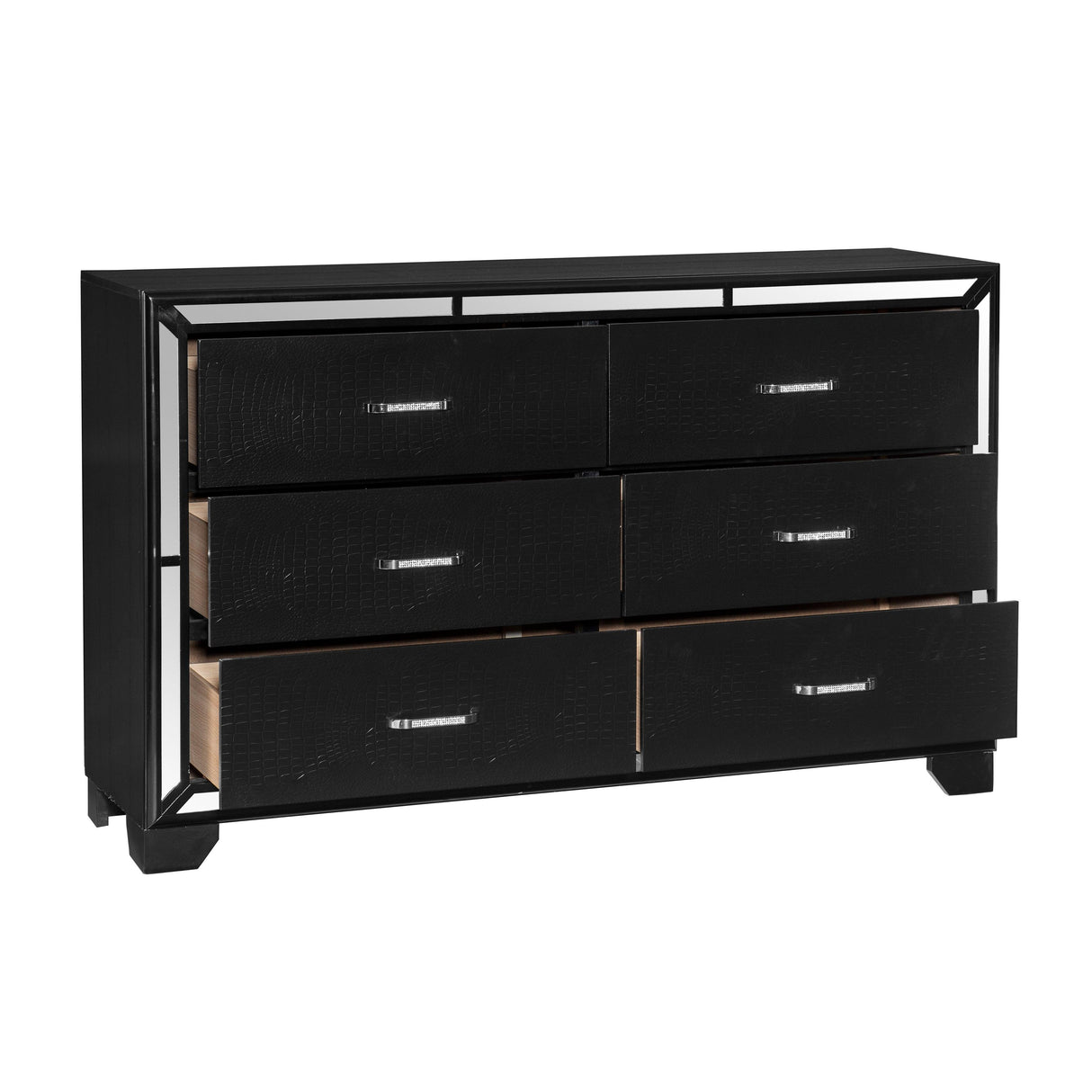 Aveline Black Dresser by Homelegance at Eve Furniture
