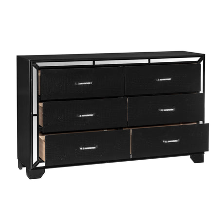 Aveline Black Dresser by Homelegance at Eve Furniture