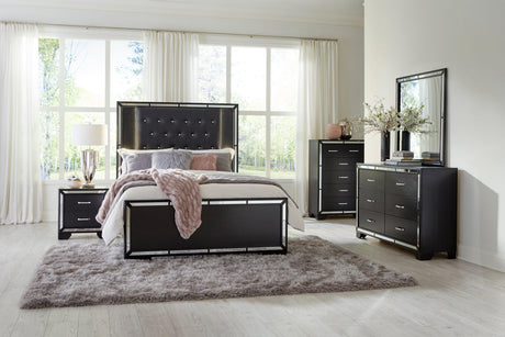 Aveline Black Mirror (Mirror Only) by Homelegance at Eve Furniture