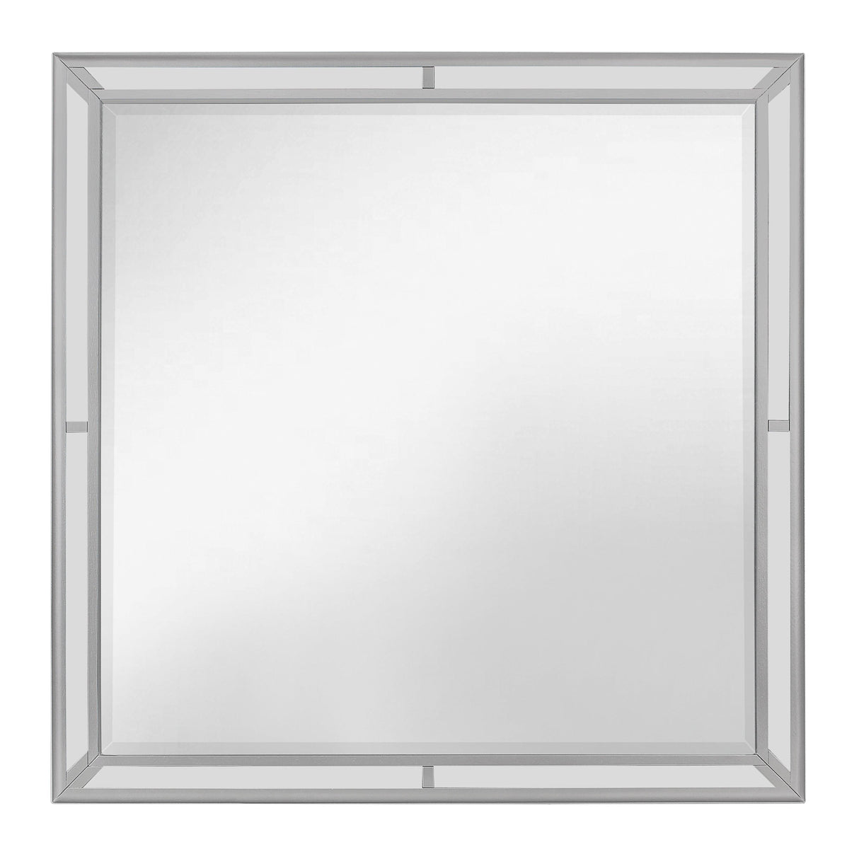 Aveline Silver Mirror (Mirror Only) by Homelegance at Eve Furniture