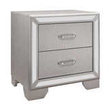 Aveline Silver Nightstand by Homelegance at Eve Furniture
