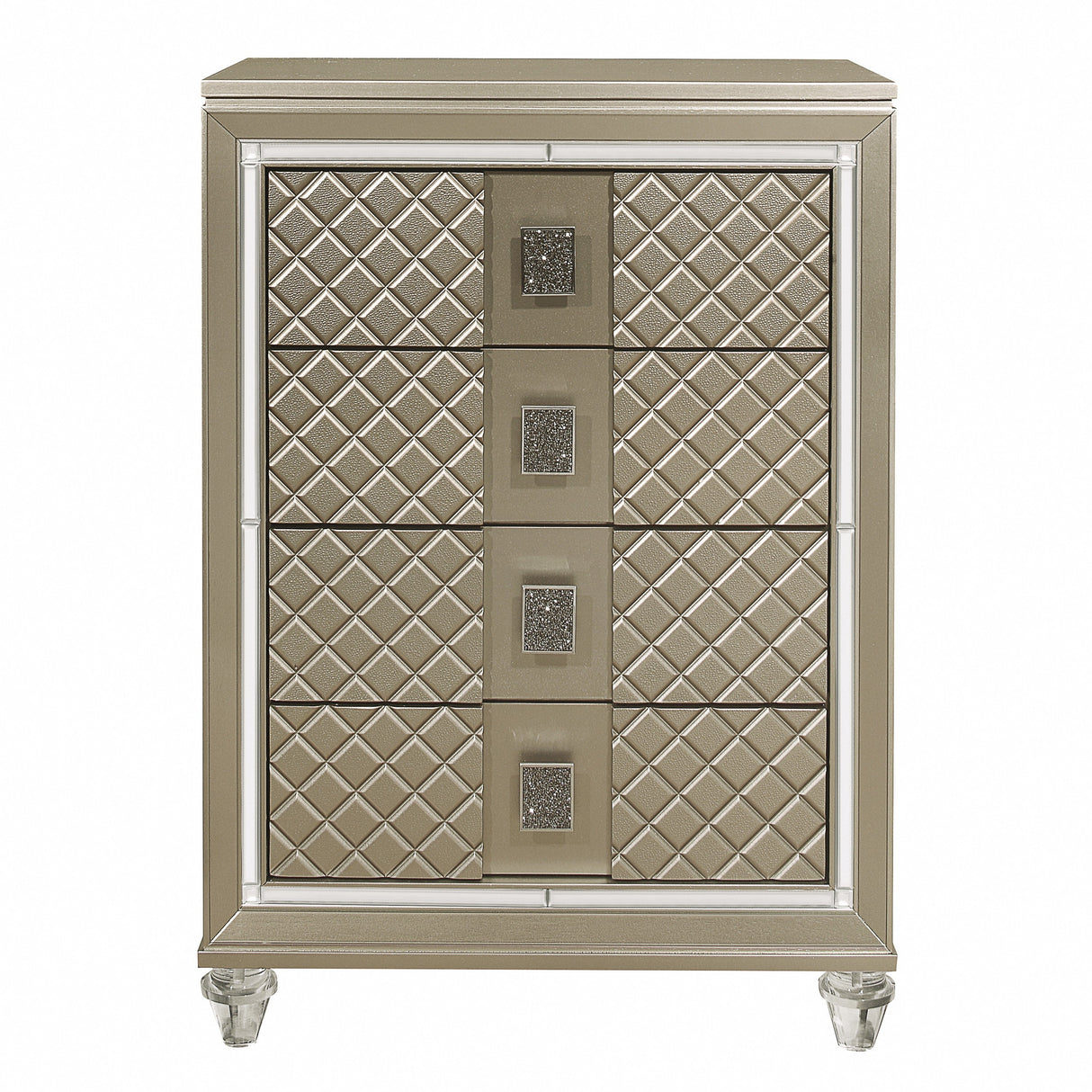 Loudon Champagne Metallic Youth Chest