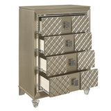 Loudon Champagne Metallic Youth Chest