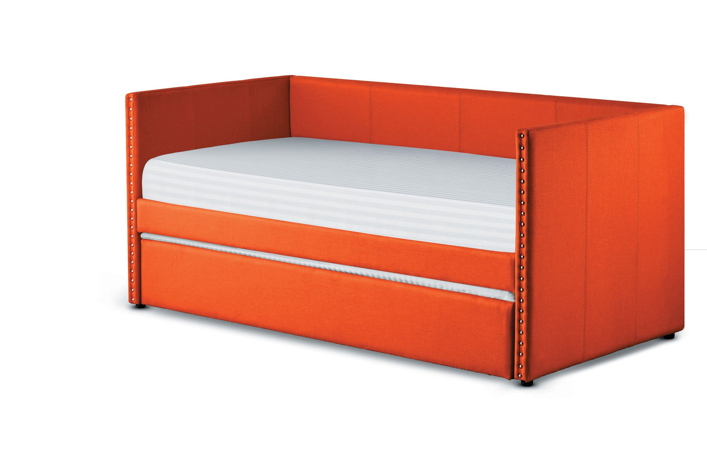 Therese Orange Daybed with Trundle