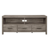 Bainbridge Weathered Gray 66" TV Stand by Homelegance at Eve Furniture