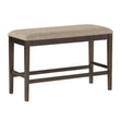 Balin Dark Brown Counter Height Bench by Homelegance at Eve Furniture
