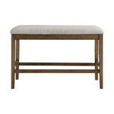 Balin Light Oak Counter Height Bench by Homelegance at Eve Furniture