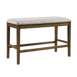 Balin Light Oak Counter Height Bench by Homelegance at Eve Furniture