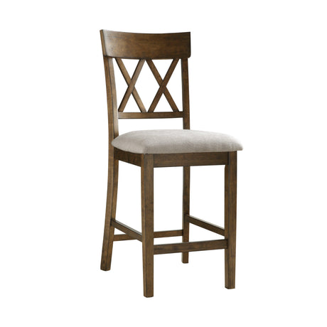 Balin Light Oak Counter Height Chair, Set of 2 by Homelegance at Eve Furniture