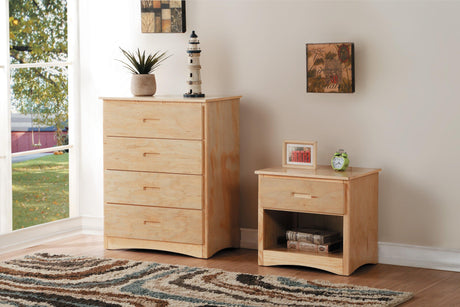 Bartly Pine Chest by Homelegance at Eve Furniture