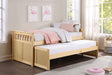 Bartly Pine Twin/Twin Bed by Homelegance at Eve Furniture