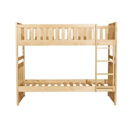 Bartly Pine Twin/Twin Bunk Bed by Homelegance at Eve Furniture