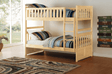 Bartly Pine Twin/Twin Bunk Bed by Homelegance at Eve Furniture